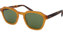 Tucker Orange Geometric Sunglasses