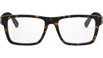Aluminium Havana Rectangular Eyeglasses