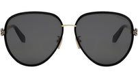 Serpenti Forever Black Pilot Sunglasses