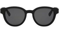 Bvlgari Aluminium Matte Black Round Sunglasses