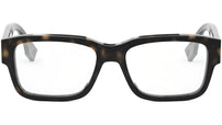 Signature Havana Rectangular Eyeglasses