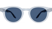 Oxford Blue Round Sunglasses