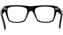 K Logo Black Rectangular Eyeglasses