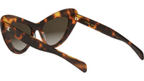 Triomphe Mini HD Havana Cat Eye Sunglasses
