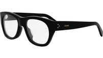 3 Dots Black Geometric Eyeglasses