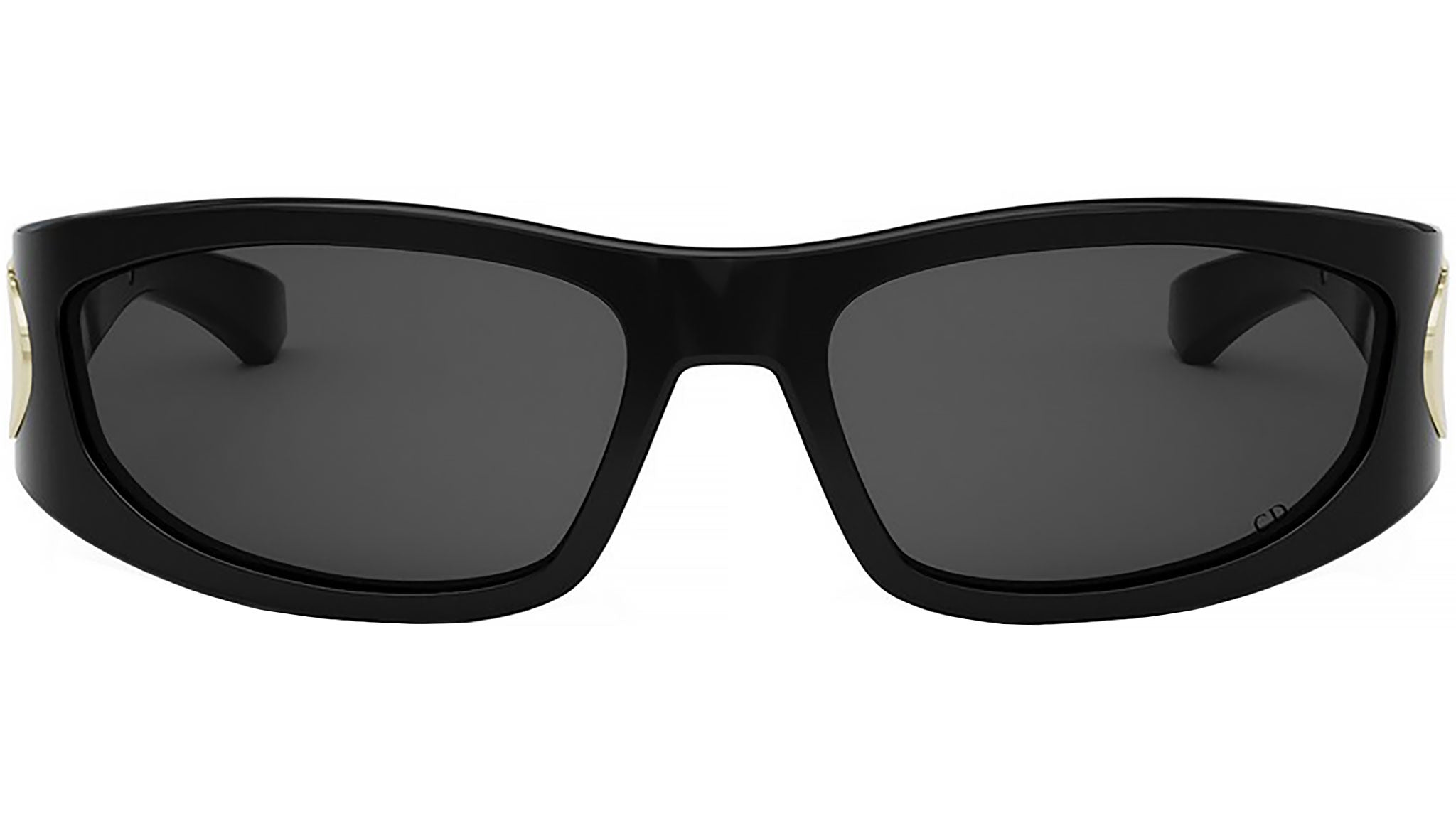 VeryDior S3I Shiny Black Wrap Sunglasses