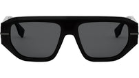 Fendigraphy Black Geometric Sunglasses