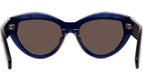 Youthful Energy Blue Oval Sunglasses