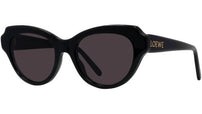 Slim Black Cat Eye Sunglasses
