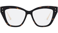 MissDiorO B3I Havana Butterfly Eyeglasses