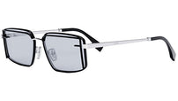 Fendi First Sight Black Rectangular Sunglasses