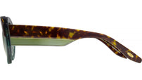 Sueno Green Geometric Sunglasses