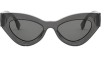 FF Diamonds Grey Cat Eye Sunglasses