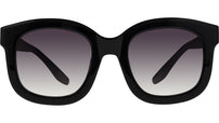 Quannah Black Square Sunglasses