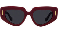 Anagram Bordeaux Geometric Sunglasses
