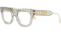 Fendigraphy Grey Rectangular Eyeglasses