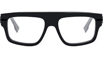 Fendigraphy Black Rectangular Eyeglasses