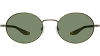 Anamcara Gold Oval Sunglasses