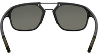 Line Black Square Sunglasses