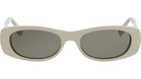 FF Squared Grey Oval Sunglasses