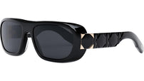 Lady 95.22 S1I Black Geometric Sunglasses