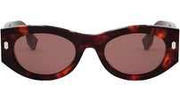 Fendi Roma Havana Oval Sunglasses