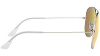 Aviator Flash Lenses RB3025 019/Z2 Matte Silver Copper