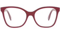 Lettering Bordeaux Butterfly Eyeglasses