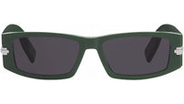 DiorBlackSuit XL S5I Dark Green Rectangular Sunglasses