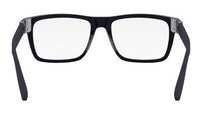 Aluminium Blue Rectangular Eyeglasses