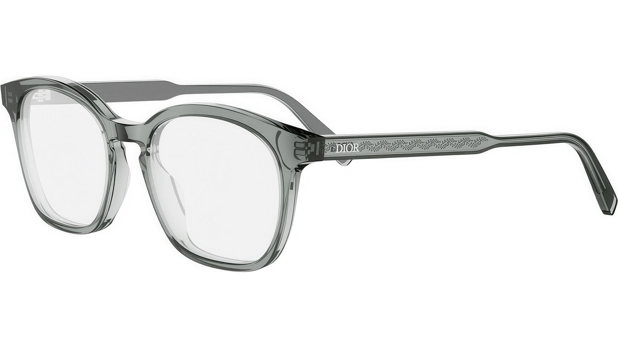 DiorBotanicaO S5I Grey Squared Eyeglasses