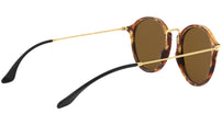 Round Fleck RB2447 polished tortoise