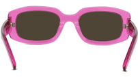 Youthful Energy Rose Rectangular Sunglasses