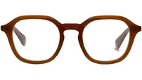 AKA Brown Geometric Eyeglasses