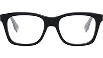 Fendi Essential Black Rectangular Eyeglasses