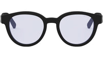Aluminium Black Pantos Eyeglasses