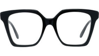 Slim Black Square Eyeglasses