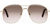 Petit CD A1U Gold Pilot Sunglasses