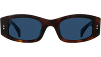 Boke Flower Havana Rectangular Sunglasses