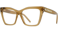 Plumeties Brown Rectangular Eyeglasses