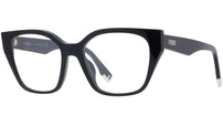 Fendi Way Black Rectangular Eyeglasses