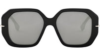 Fendi Selleria Black Square Sunglasses