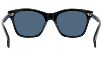 Boke Flower Black Square Sunglasses