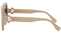 FF Diamonds Brown Square Sunglasses