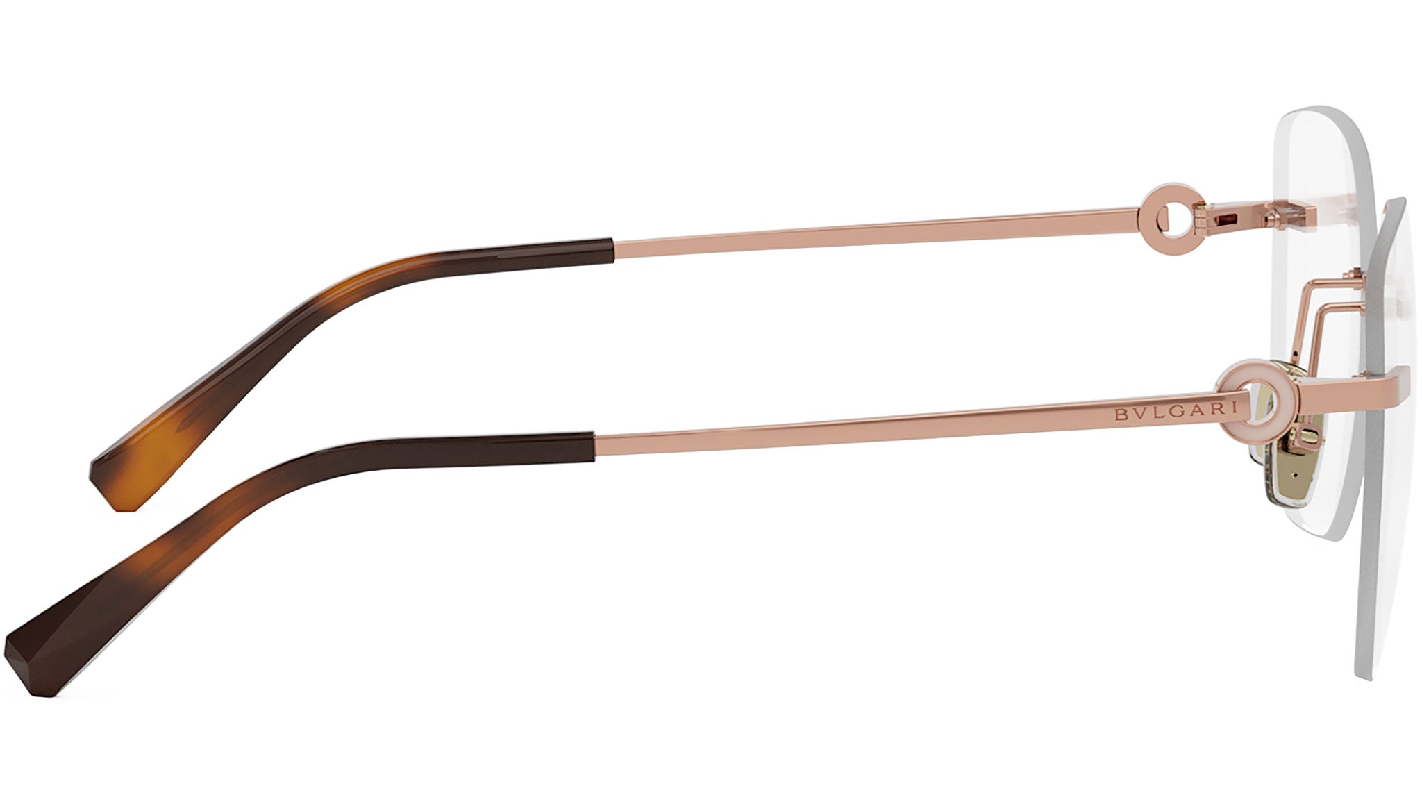 Bvlgari Bvlgari Rose Geometric Eyeglasses