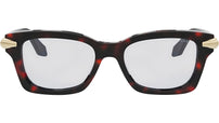 Serpenti Viper Havana Geometric Eyeglasses