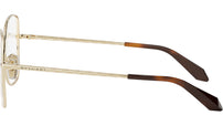 Serpenti Yellow Geometric Eyeglasses