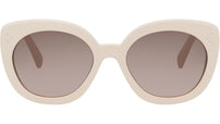 3 Dots Brown Butterfly Sunglasses