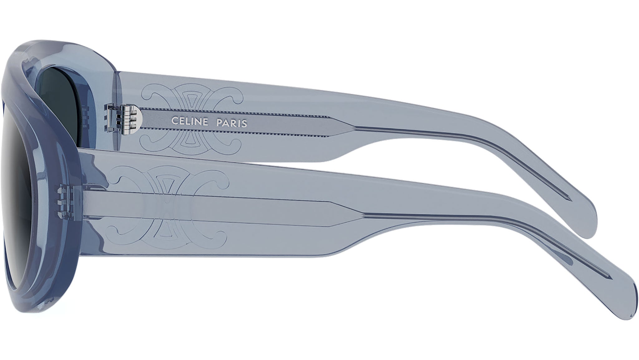 Triomphe Stamp Blue Pilot Sunglasses