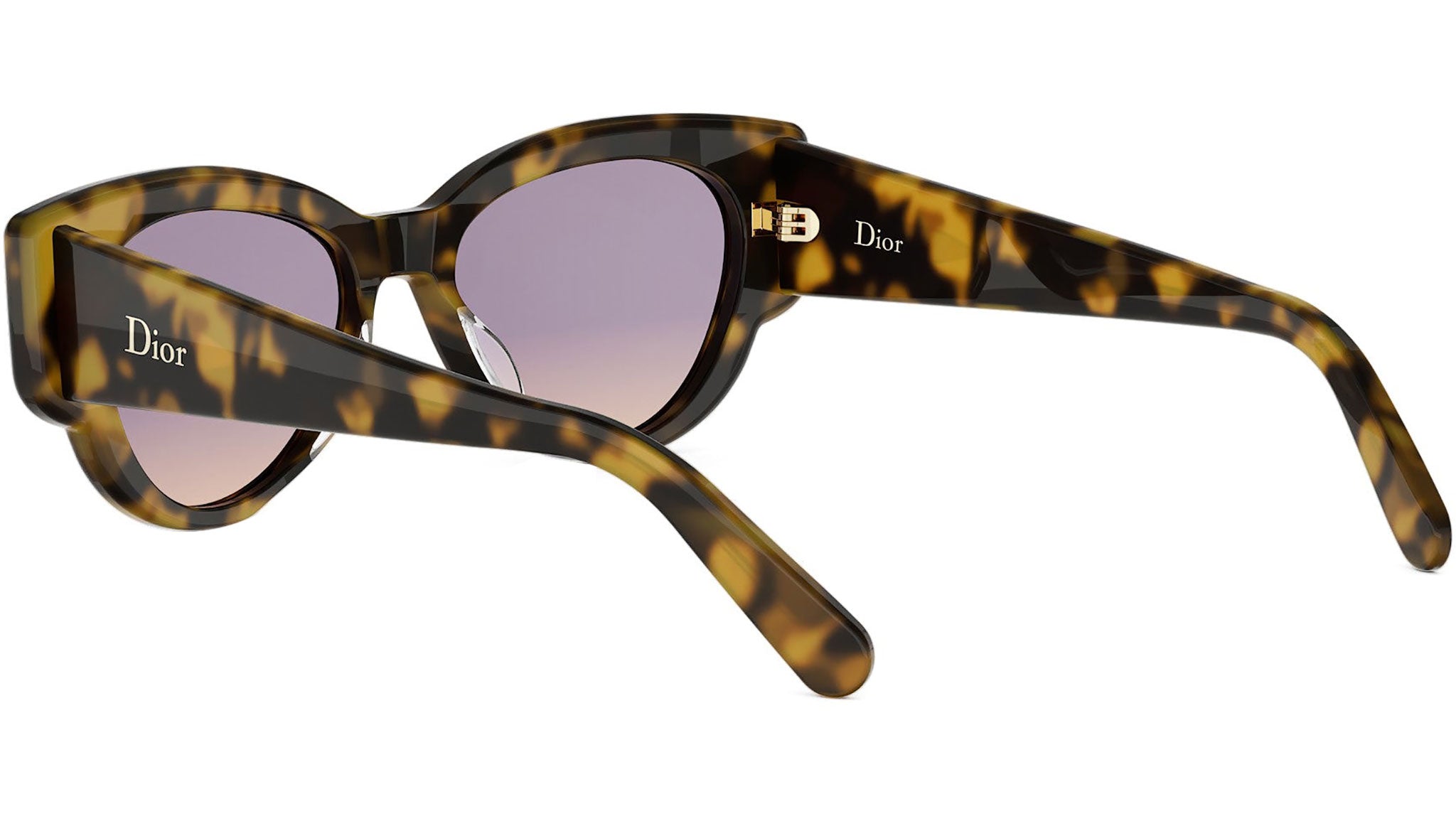 DiorLuckyCharms B1I Havana Butterfly Sunglasses